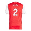 Virallinen Fanipaita Arsenal Saliba 2 Kotipelipaita 2025-26 - Miesten